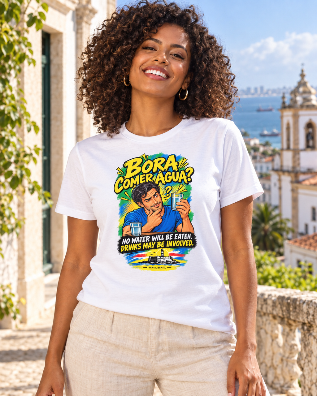 Bora Comer Água? Bahia Unisex T-Shirt