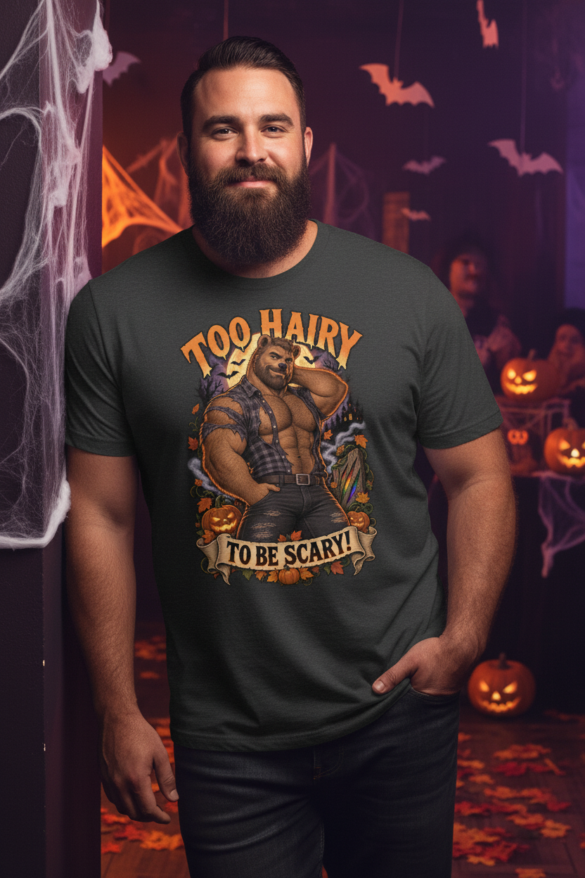 Too Hairy to Be Scary – Lifestyle Shot