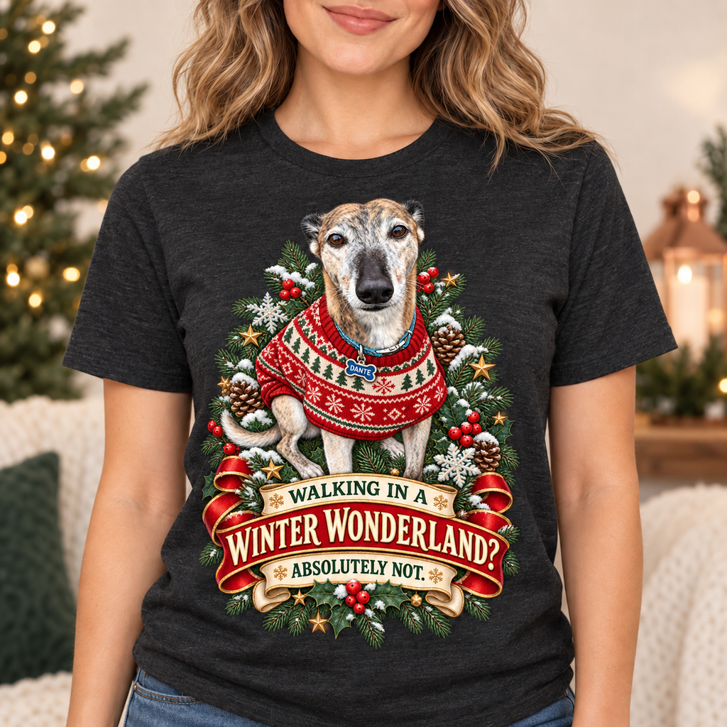Personalised Pet Christmas T-Shirt – Your Pet, Their Christmas Personality